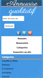Mobile Screenshot of annuaire-qualitatif.fr